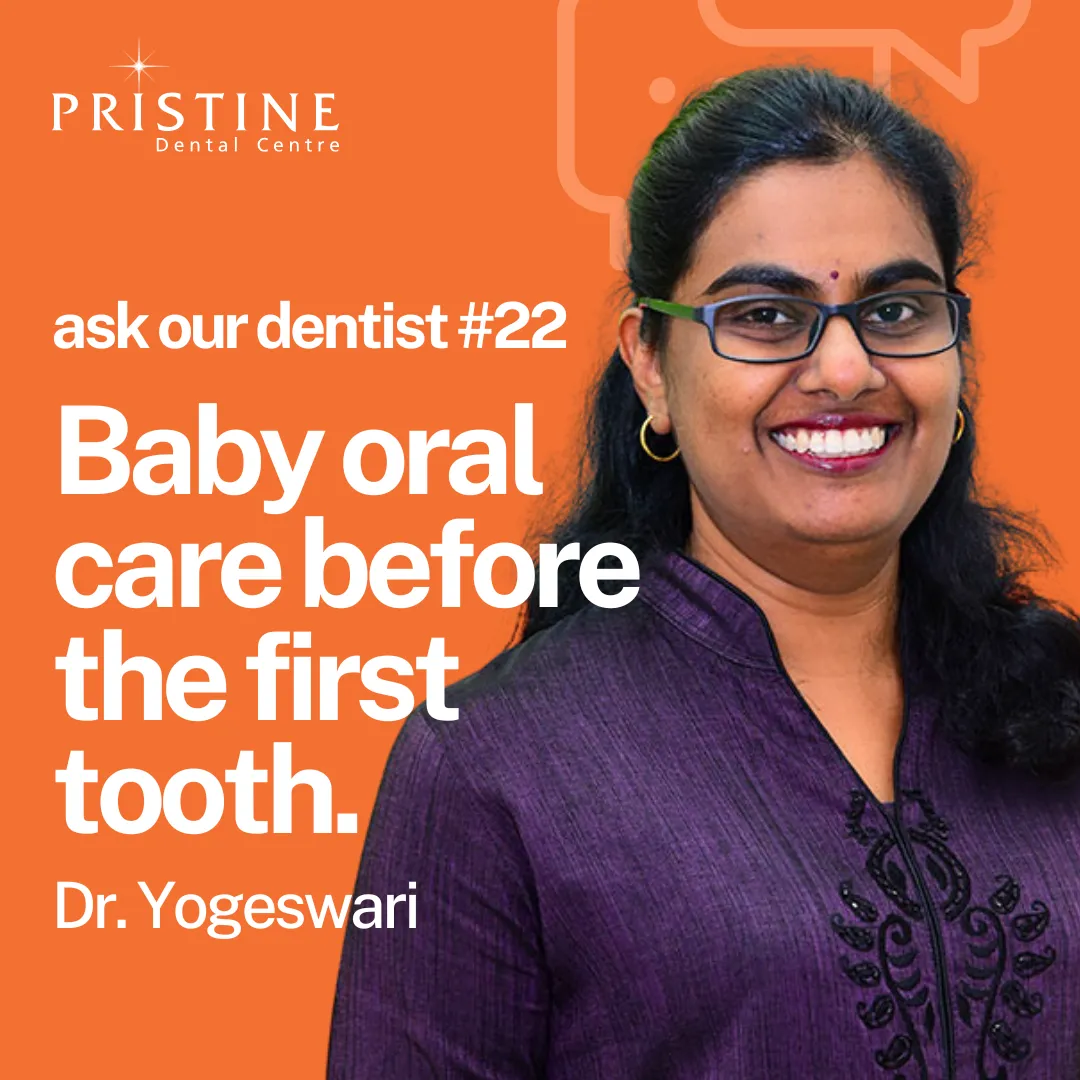 Baby oral care before the first tooth