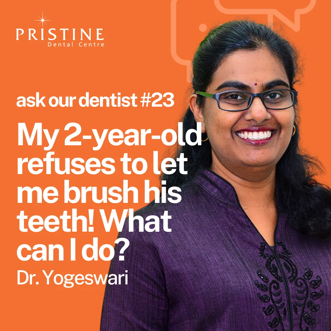 Kid refuses to brush teeth