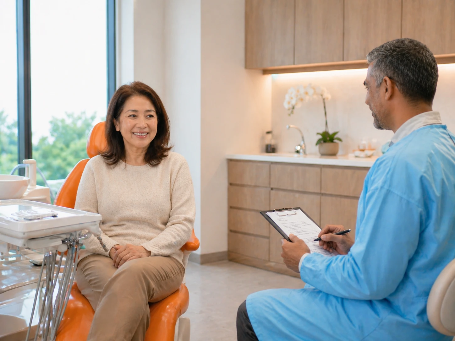 Dental consultation for GA and sedation