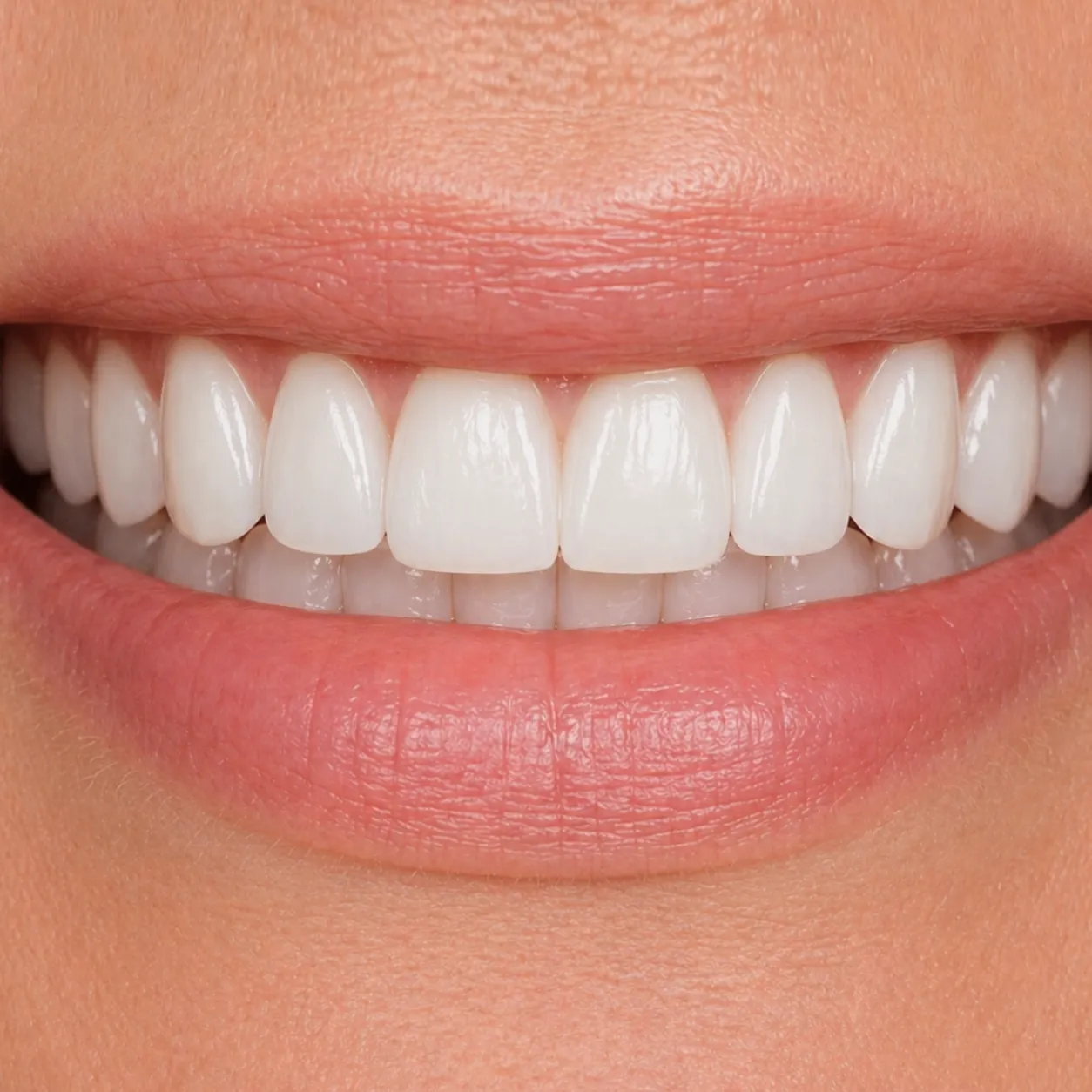 Completed implant smile